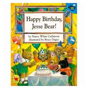 🌻4/$20 Happy Birthday Jesse Bear book By Nancy White Carlstrom